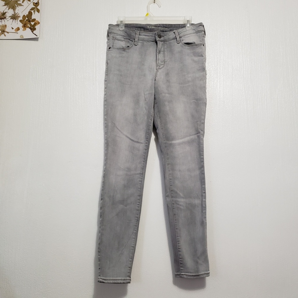 Old Navy | Rockstar midrise skinny jeans grey